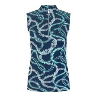 Tail Ladies Monarch Sleeveless Polo - Organic Wave