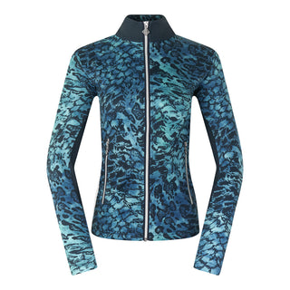 Pure Golf Auttie Winterweight Jacket - Tourmaline Leopard