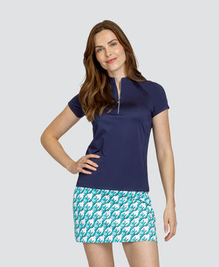 Tail Ladies Rumina Short Sleeve Polo - Navy Blue