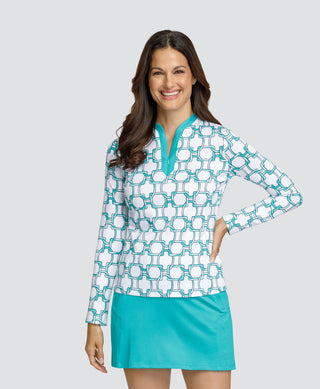 Tail Ladies Koa Long Sleeve Polo - Savannah Links