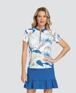 Tail Ladies Jo Short Sleeve Polo - Regal Palms