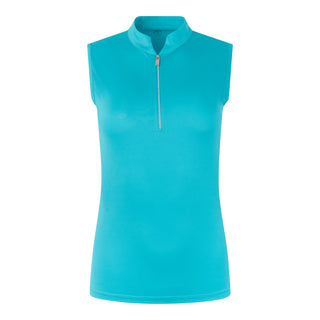 Tail Ladies Bennett Sleeveless Polo - Bali Blue