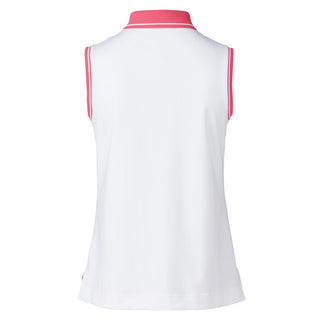 Daily Sports Milia Sleeveless Polo Shirt - Fruit Punch