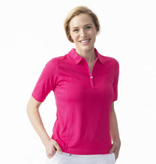 Daily Sports Macy Half Sleeve Polo Shirt - Dahlia