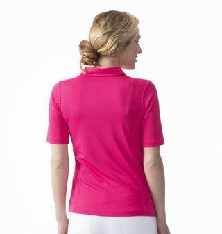 Daily Sports Macy Half Sleeve Polo Shirt - Dahlia