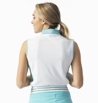 Daily Sports Billie Sleeveless Polo Shirt - Lagoon