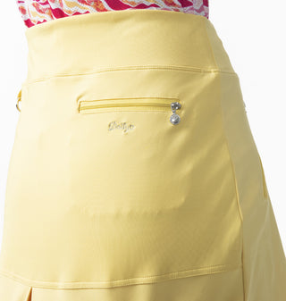 Daily Sports Madge Pull On Ladies Golf Skort 45 CM - Butter