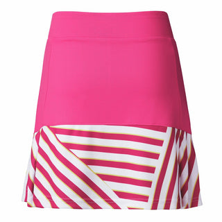 Daily Sports Stripe Pull On Ladies Golf Skort 45 CM- Stripe