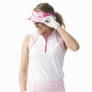 Daily Sports Maja Sleeveless Polo Shirt - White