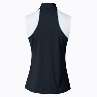 Daily Sports Maja Sleeveless Polo Shirt - Navy