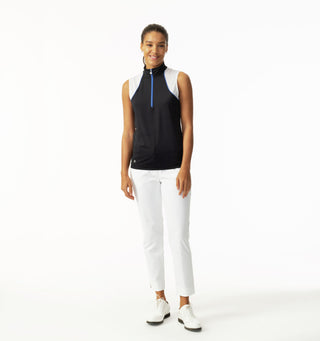 Daily Sports Maja Sleeveless Polo Shirt - Navy
