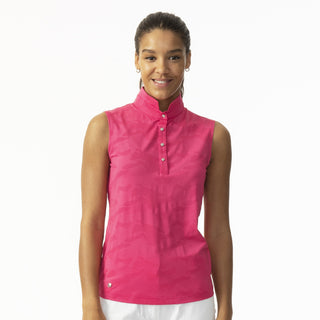 Daily Sports Jess Sleeveless Polo Shirt - Dahlia