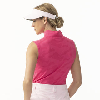 Daily Sports Jess Sleeveless Polo Shirt - Dahlia