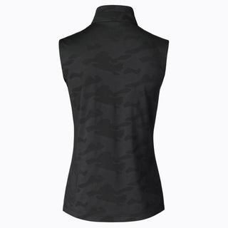 Daily Sports Jess Sleeveless Polo Shirt - Black