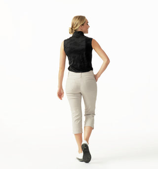 Daily Sports Jess Cap Sleeve Polo Shirt - Black