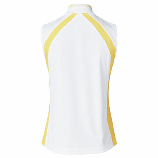 Daily Sports Carole Sleeveless Polo Shirt - White