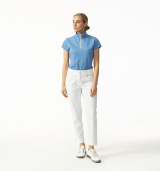 Daily Sports Kim Cap Sleeve Polo Shirt - Pacific