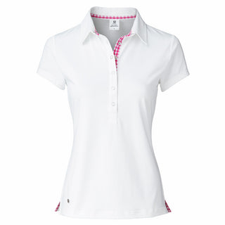 Daily Sports Dina Cap Sleeve Polo Shirt - White