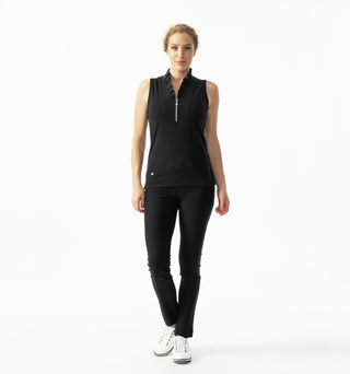 Daily Sports Patrice Sleeveless Polo Shirt - Black