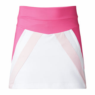 Daily Sports Zara Pull on White and Pink Skort 45 CM- Dahlia