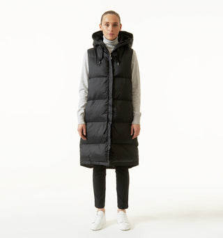 Daily Sports Bryanna Padded Long Length Vest - Black