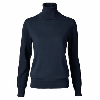 Daily Sports Trissie Long Sleeve Roll Neck Pullover - Navy