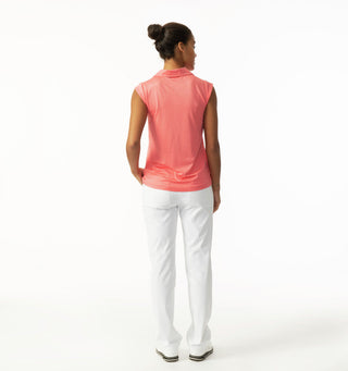Daily Sports Anzio Sleeveless Polo Shirt - Coral