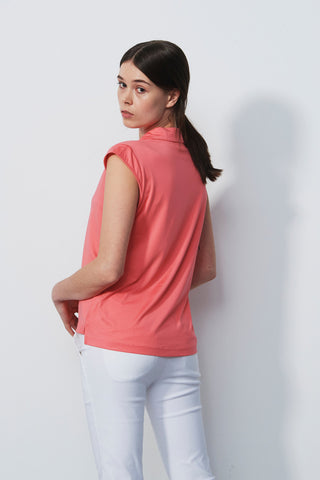 Daily Sports Anzio Sleeveless Polo Shirt - Coral