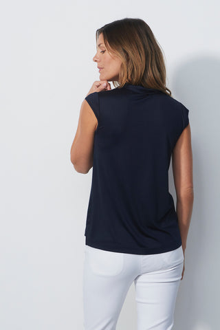 Daily Sports Anzio Sleeveless Polo Shirt - Navy