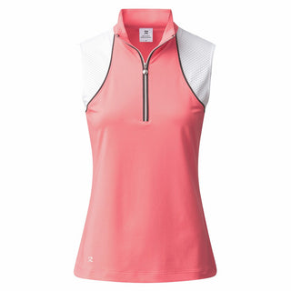 Daily Sports Maja Sleeveless Polo Shirt - Coral