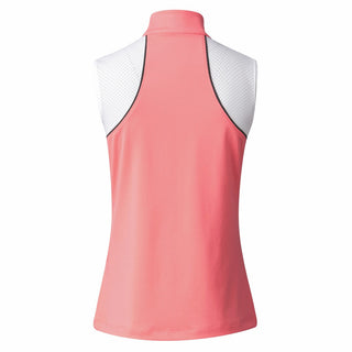 Daily Sports Maja Sleeveless Polo Shirt - Coral