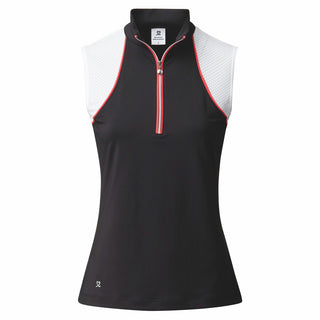 Daily Sports Maja Sleeveless Polo Shirt - Black