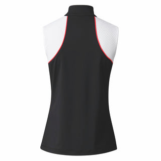 Daily Sports Maja Sleeveless Polo Shirt - Black