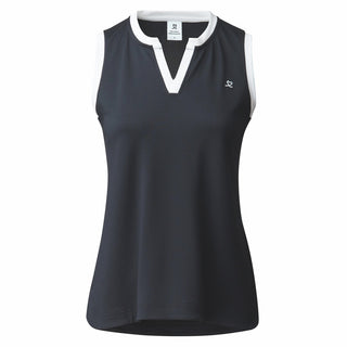 Daily Sports Massy Sleeveless Polo Shirt - Navy