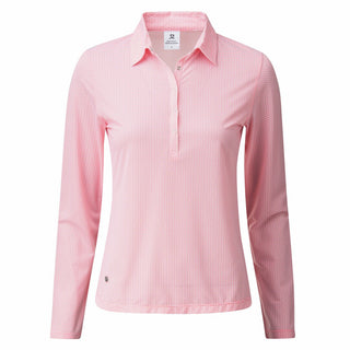 Daily Sports Terni Long Sleeve Polo Shirt - Coral