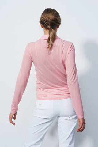 Daily Sports Terni Long Sleeve Polo Shirt - Coral