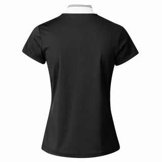 Daily Sports Iza Cap Sleeve Polo Shirt - Black