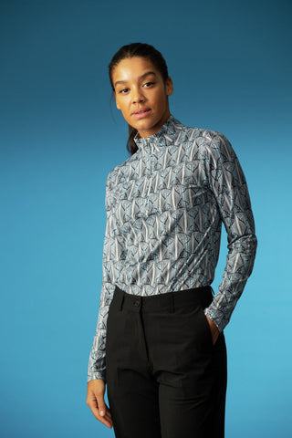 Daily Sports Ilma Long Sleeve Polo Shirt - Black