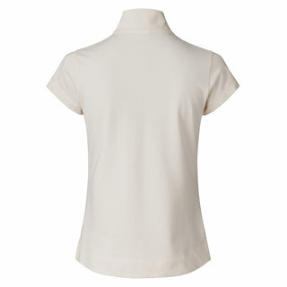 Daily Sports Kim Cap Sleeve Polo Shirt- Sandy Beige