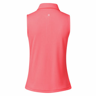 Daily Sports Peoria Sleeveless Golf Polo Shirt - Coral