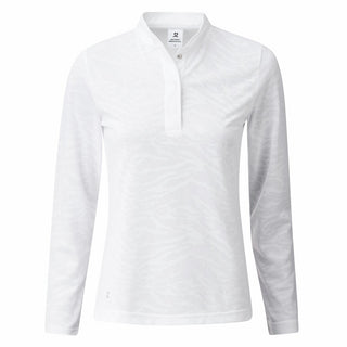 Daily Sports Ajaccio Long Sleeve Polo Shirt - White