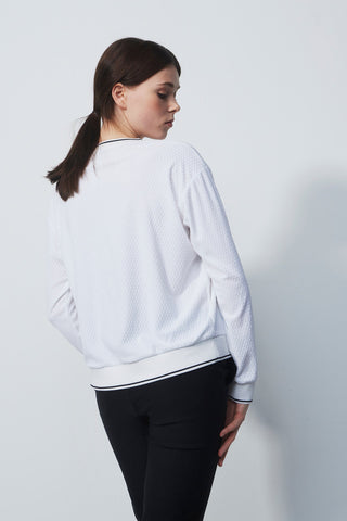 Daily Sports Mare Long Sleeve Sweatshirt - White