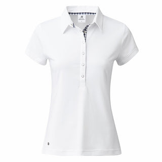 Daily Sports Dina Cap Sleeve Polo Shirt -White