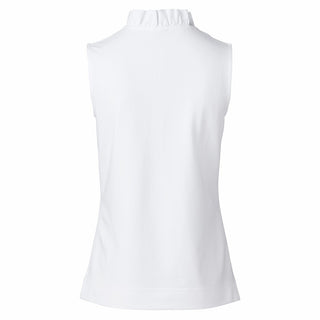 Daily Sports Patrice Sleeveless Polo Shirt- White