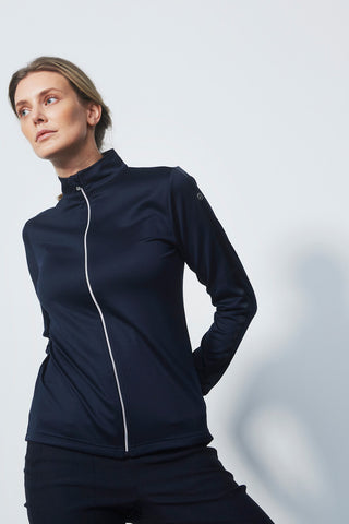 Daily Sports Anna Full Zip Long Sleeve Mid Layer - Navy