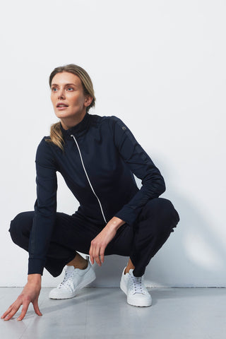 Daily Sports Anna Full Zip Long Sleeve Mid Layer - Navy