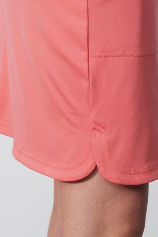 Daily Sports Lazio Pull On Ladies Golf Skort 45 CM- Coral