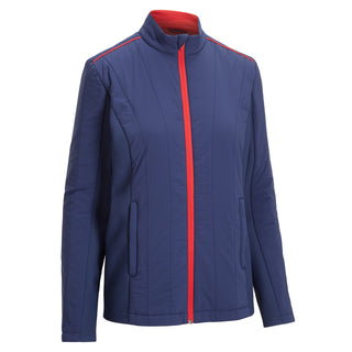 Callaway Golf Ladies Primaloft Mixed Media Jacket - Navy