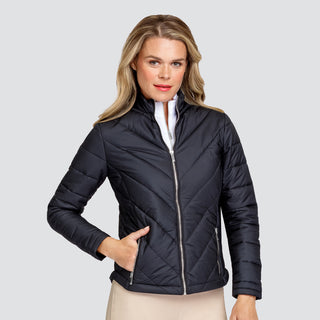 Tail Ladies Golf Analia Quilted Jacket - Black