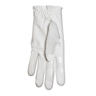 All Weather Mesh/Sun Ladies Golf Glove- White
